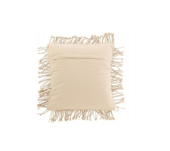 Coussin Cosy Losange Cotton Beige - L 45 X L 45 X H 1 Cm