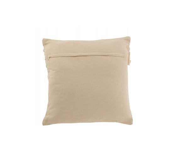 Coussin Cosy Beige Cotton Large - L 50 X L 50 X H 1 Cm