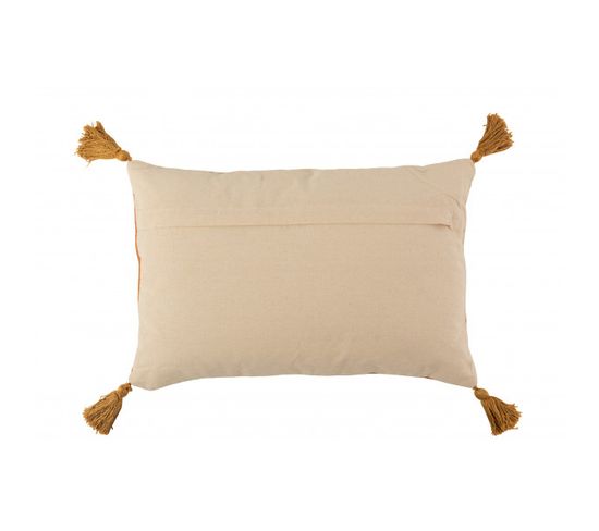 Coussin Vintage Polyester Rectangulaire Mix - L 60 X L 40 X H 4 Cm