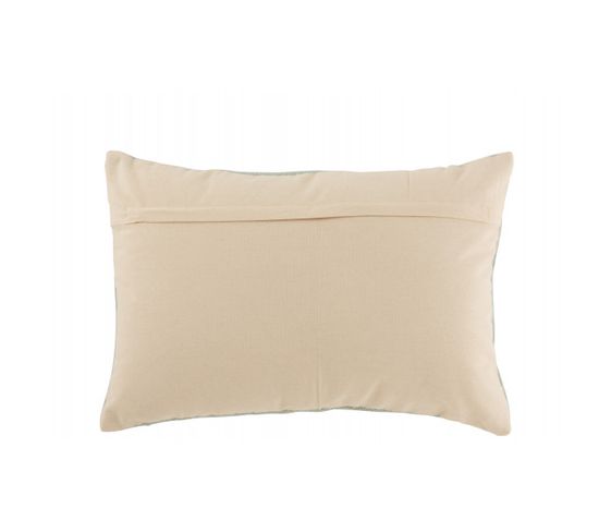 Coussin Rectangulaire Sobre Coton Menthe - L 60 X L 40 X H 4 Cm