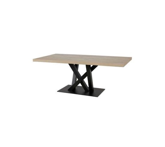 Table De Repas 170 Cm Chêne/métal - Clem