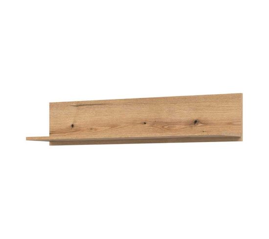 Étagère Suspendue 107 Cm Bois Clair - Qiz - L 107,5 X L 21,5 X H 22 Cm