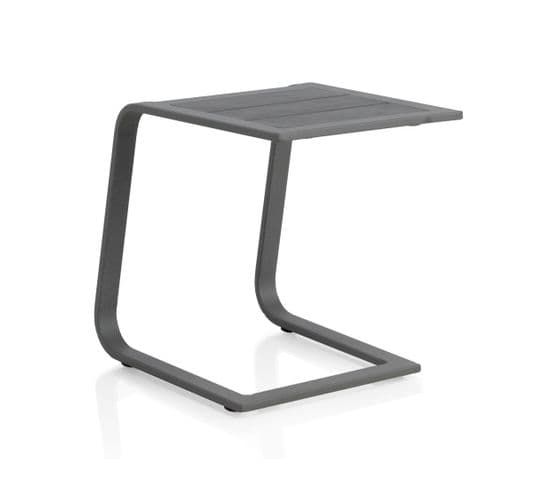 Table D'appoint Aluminium Gris - Yaiza