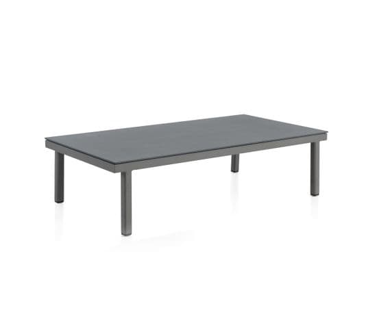 Table Basse De Jardin Aluminium Gris - Yaiza