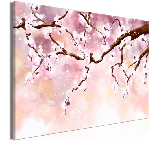Tableau Cherry Blossoms (1 Part) Wide 90 X 60 Cm Rose