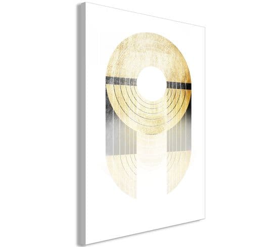 Tableau Gold Trophy Vertical 40 X 60 Cm Blanc