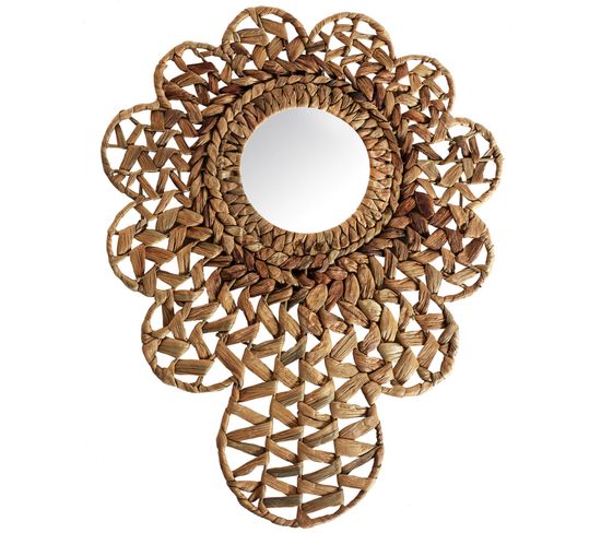 Miroir Boho Chic Naturel En Paja