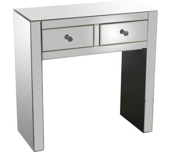 Console Élégante En Miroir Pour Une Entrée Chic