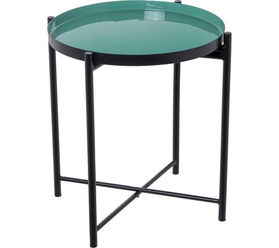 Table D'appoint Métal Touche Moderne Et Élégante