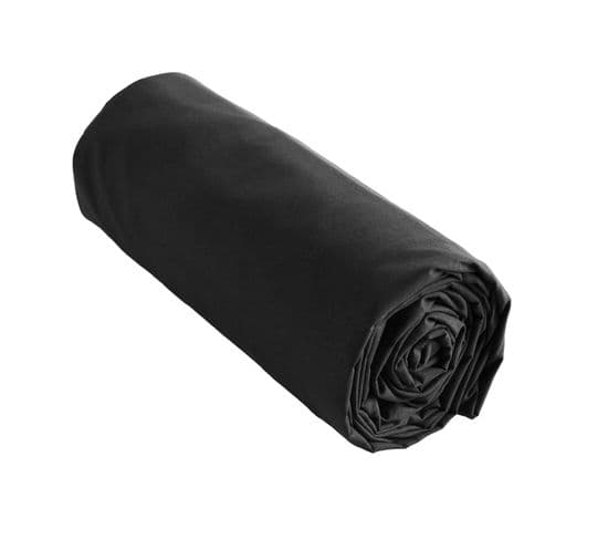 Drap Housse Ambre Noir 140 X 190 Cm