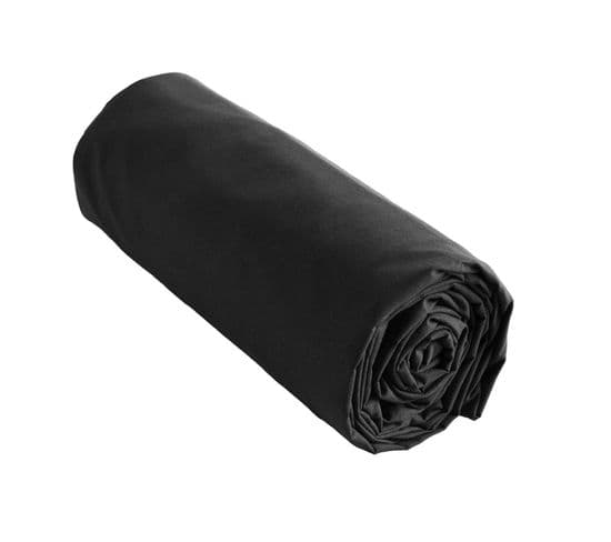 Drap Housse Ambre Noir 160 X 200 Cm