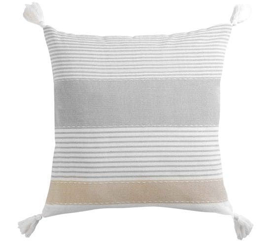 Coussin Pompons 60 X 60 Cm Iliades