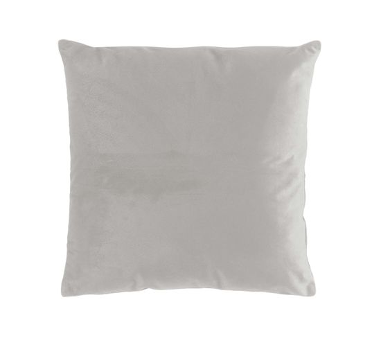 Coussin Velours Velvetina Gris