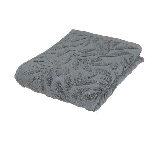 Serviette De Toilette Tencel 50 X 90 Cm Ciselle Anthracite