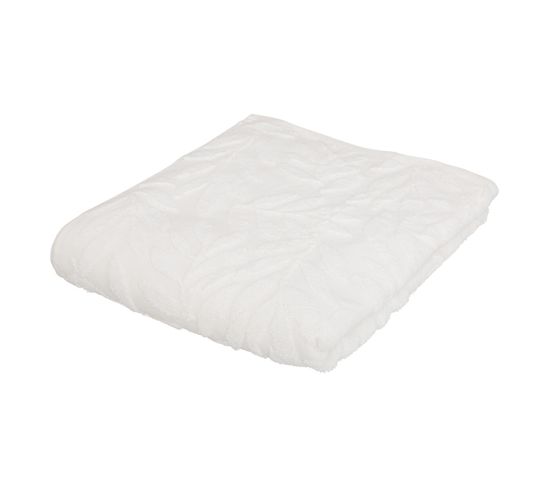 Drap De Bain Tencel 100 X 150 Cm Ciselle Blanc