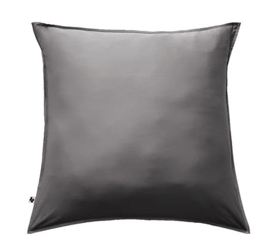 Taie D'oreiller En Viscose 63 X 63 Cm Salome Anthracite