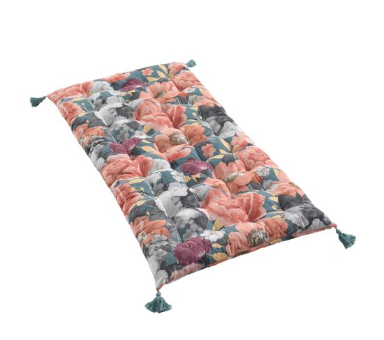 Coussin De Sol Ou Matelas De Sol Pompons Rosalita 60 X 120 Cm