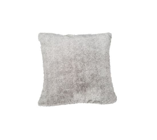 Housse De Coussin Vanoise Cendre 45 X 45 Cm Gris Foncé