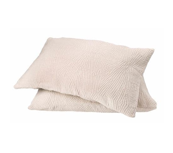 Housse De Coussin Toscane Grege 40 X 60 Cm Beige