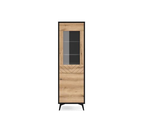 Armoire Vitrine Diamond W54 54x178x39 Cm