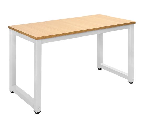 Table d'ordinateur, bureau de travail simple, table pc