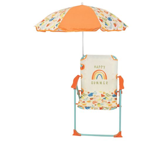 Chaise Pliante Fruity's Enfant Avec Parasol