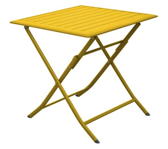 Table Pliante En Aluminium Lorita 70cm Tournesol