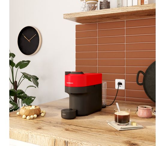 Machine à café Nespresso KRUPS Vertuo Pop Rouge YY4888FD