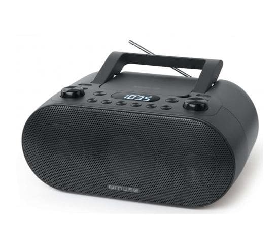 Lecteur Radio Cd Et Mp3 Portable  M 35 Bluetooth Noir