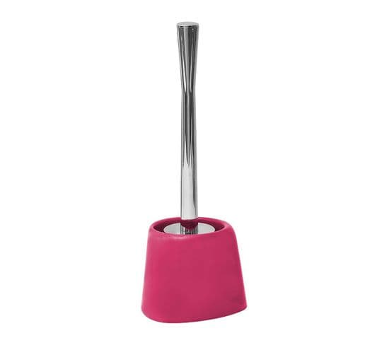 Brosse Wc Avec Support Conique Fuchsia