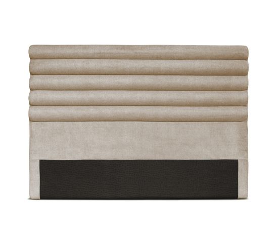 Tête De Lit En Tissu Luca -  Beige, Largeur - 140 Cm