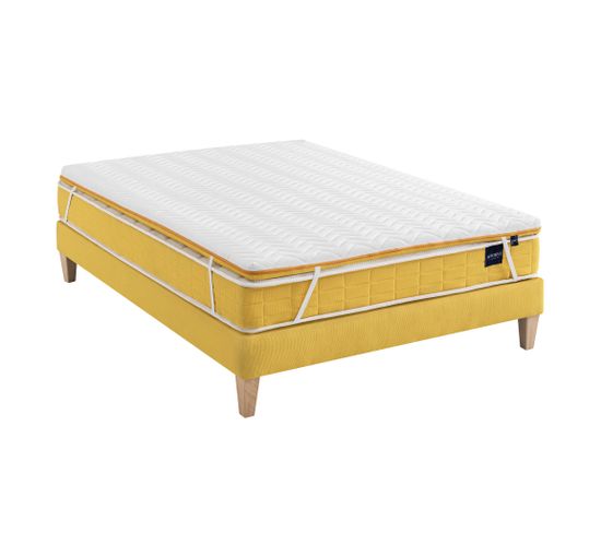 Surmatelas Mousse Aurore Soutien Ferme 160x200 - 2 Personnes - Accueil Moelleux