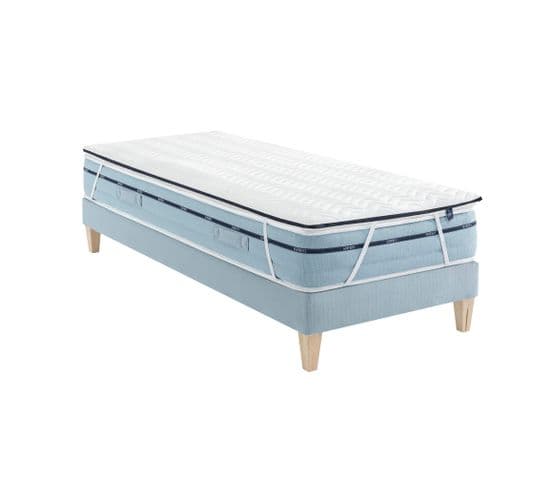 Surmatelas Mousse Mémoire 5 Cm S65 Soutien Mi-ferme 90x200 - 1 Personne - Accueil Très Moelleux