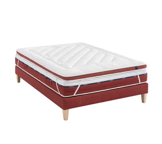 Surmatelas Latex Pulse Crépuscule Soutien Mi-ferme 160x200 - 2 Personnes - Accueil Très Moelleux