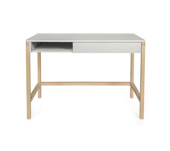 Bureau 1 Niche 1 Tiroir Gris