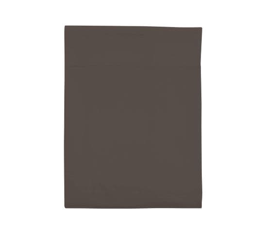 Drap Plat Coton Made In France Anthracite 240x310
