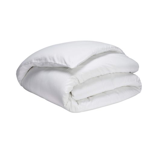 Housse De Couette Percale Made In France Blanc 240x220