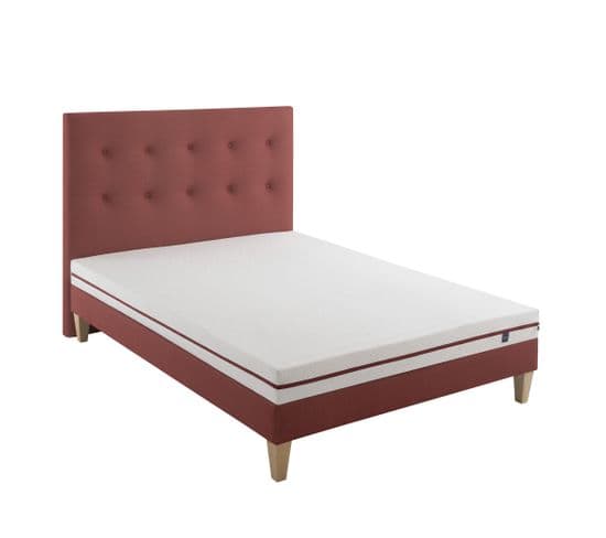 Ensemble Matelas Latex, Sommier, Pieds Et Tête De Lit Crépuscule 200 Soutien Ferme 160 X 200