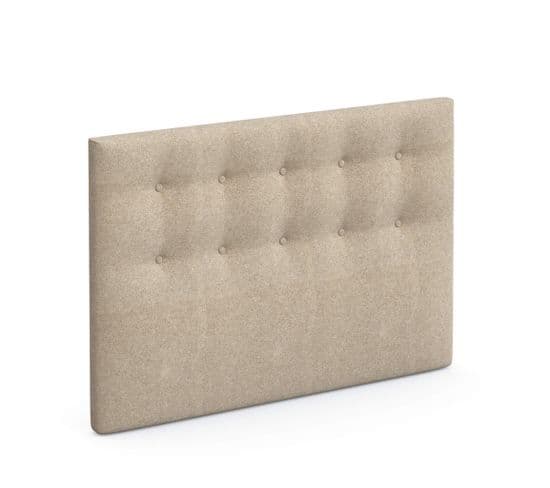 Tête De Lit Déco Capitonnée Beige Sable - 160