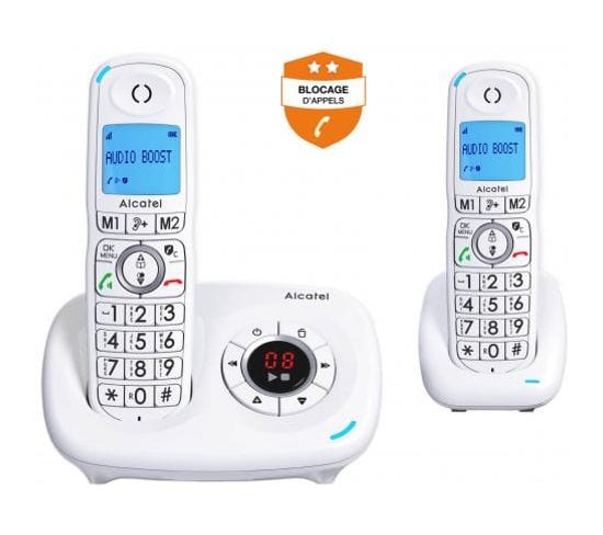 Téléphone Sans Fil Alcatel XL 585 Voice Duo Blanc