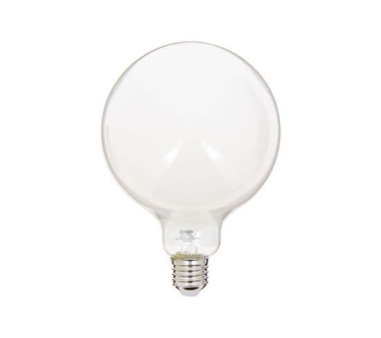 Ampoule LED G125 Opaque, Culot E27, Conso. 17w, 2452 Lumens, Blanc Chaud