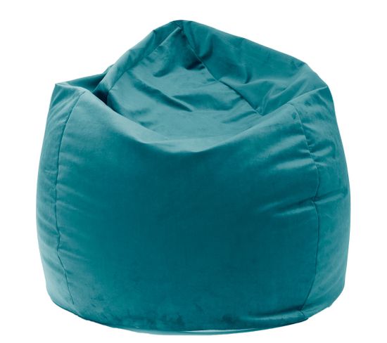 Pouf Poire - Bleu Paon - 14200v-34