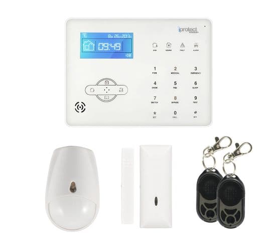 Kit 01 Alarme Maison Gsm Avec Centrale Tactile