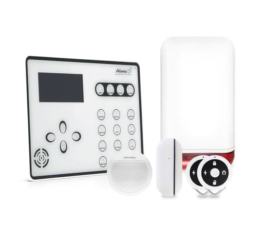 Ateos - Alarme De Maison Sans Fil Gsm Kit 1b (md-329r)