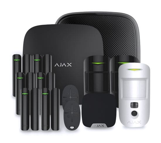 Alarme Maison Ajax Hub 2 Plus Noir - Kit 5