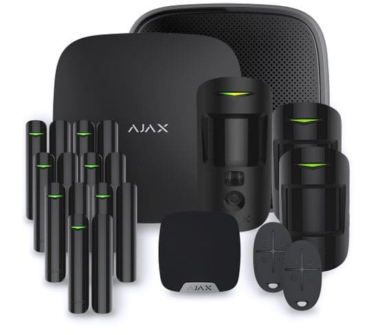 Alarme Maison Ajax Hub 2 Plus Noir - Kit 7