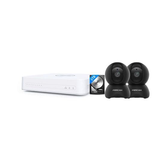 Kit Vidéosurveillance Ip 2 Caméras Kit-2-fn8108h-x5-b-hdd