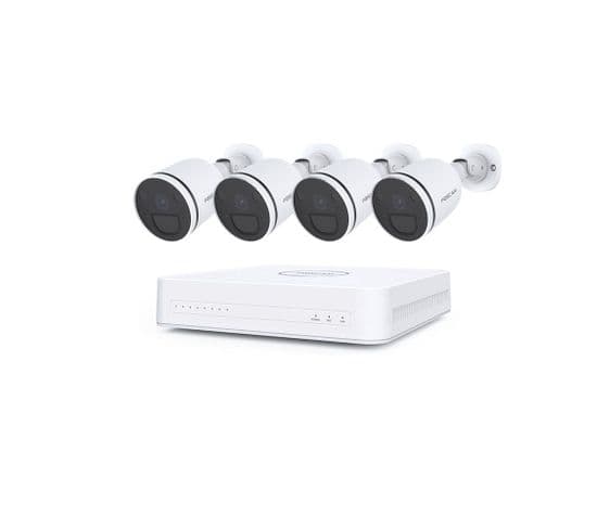 Kit Vidéosurveillance Ip 4 Caméras Kit-4-fn8108h-s41