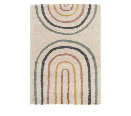 Victoria Ii - Tapis Contemporain à Motif Géométrique - Couleur - Multicolore, Dimensions - 120x170 C