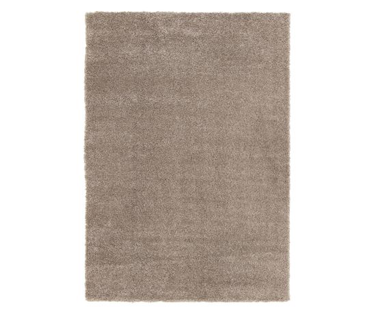 Springs Iv - Tapis à Poil Long Lavable En Machine - Couleur - Taupe, Dimensions - 140x200 Cm